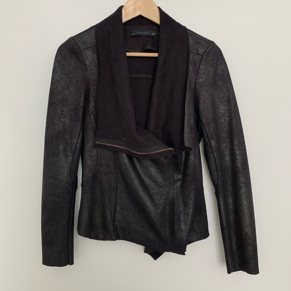 Zara | Faux Suede Jacket